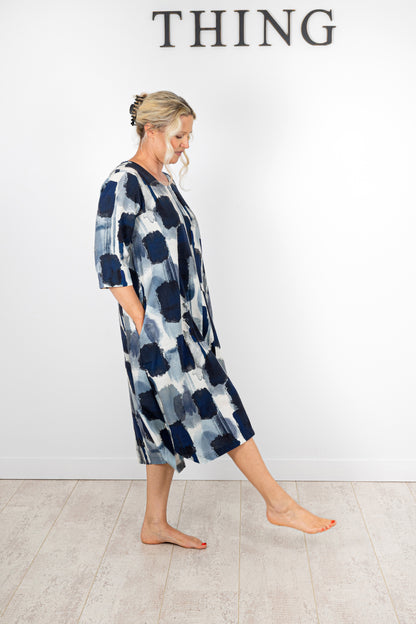 Printed Linen 7214 Dress