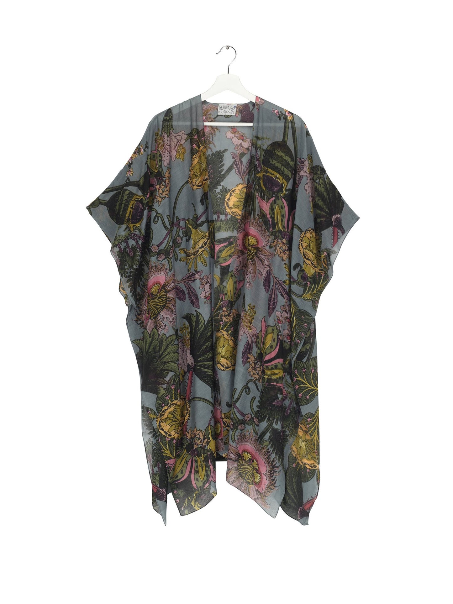 One Hundred Stars Eccentric Blooms Throwover Pewter