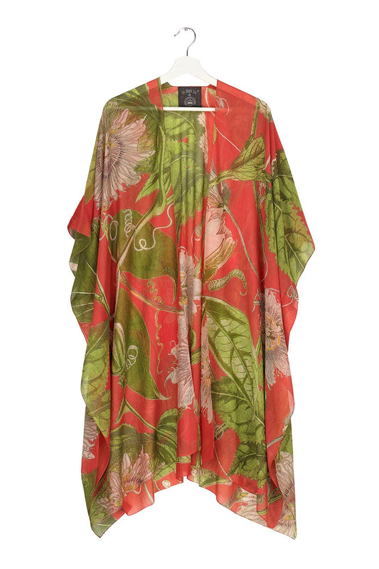One Hundred Stars Kew Passion Flower Throwover Red