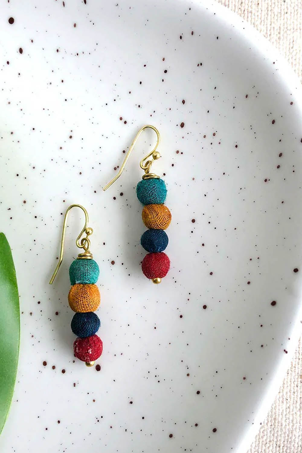 Quatre Kantha Earrings
