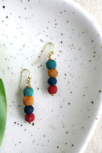 Quatre Kantha Earrings