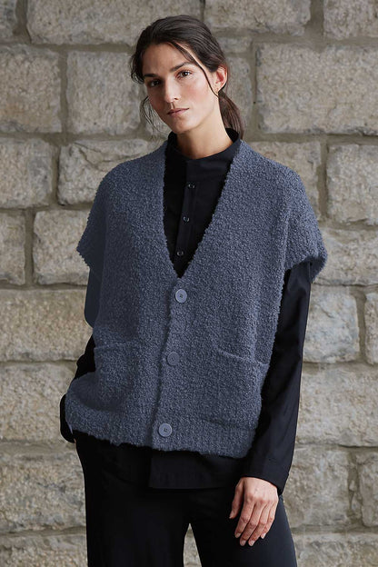 Boucle Sleeveless Vest