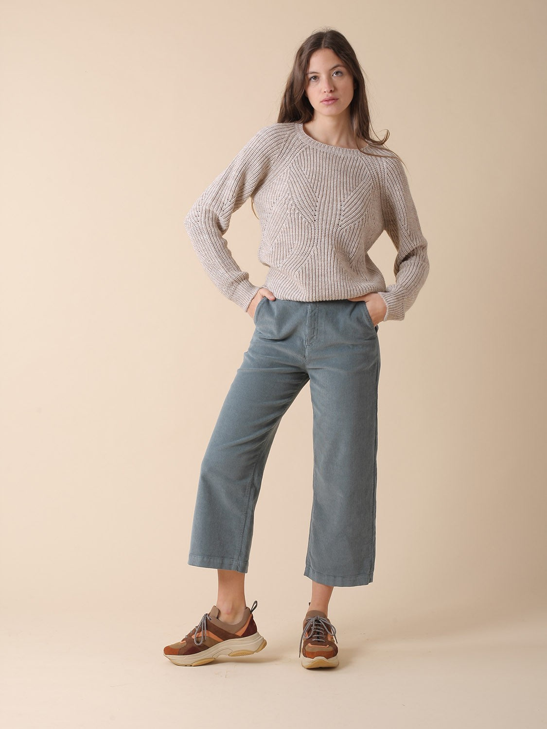 Indi & Cold Gina Trousers Vintage Azul