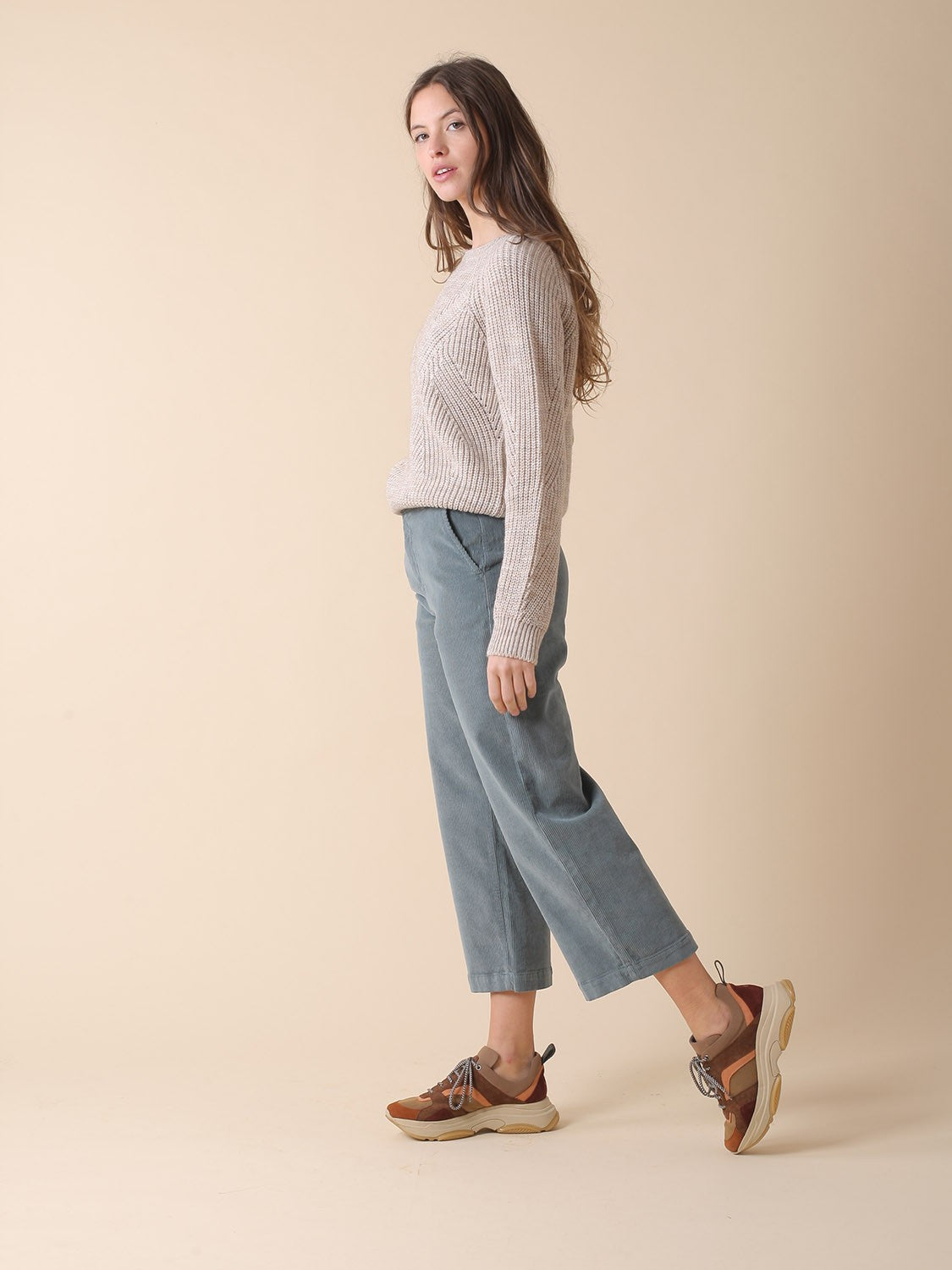 Indi & Cold Gina Trousers Vintage Azul
