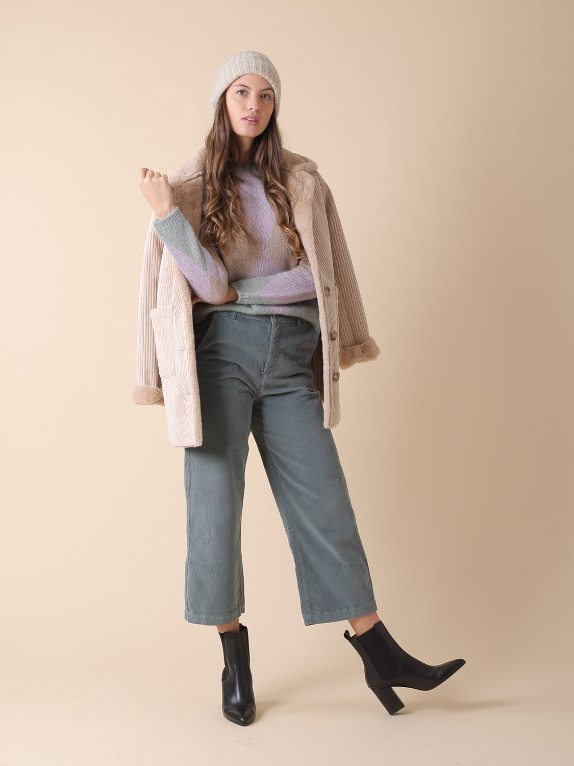 Indi & Cold Gina Trousers Vintage Azul