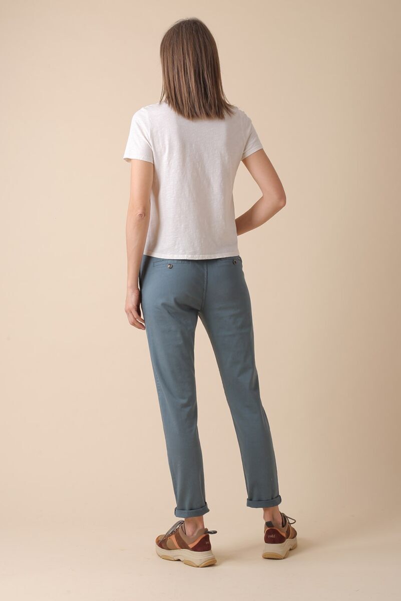 Indi & Cold Luca Trousers Azul Vintage