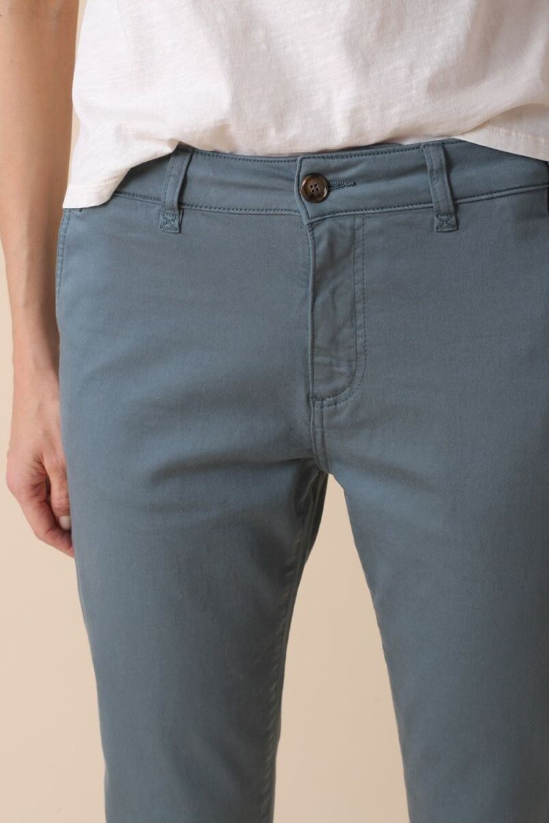 Indi & Cold Luca Trousers Azul Vintage