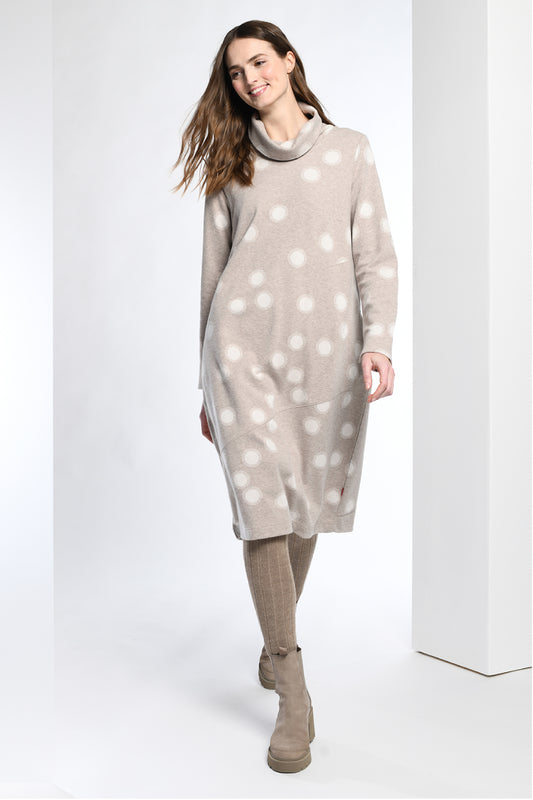 Soft Spot Cowl Neck Dress