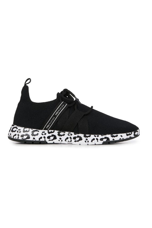 EMU Australia Leura Trainer Black Leopard Black