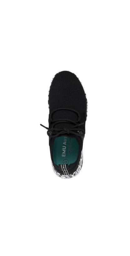 EMU Australia Leura Trainer Black Leopard Black
