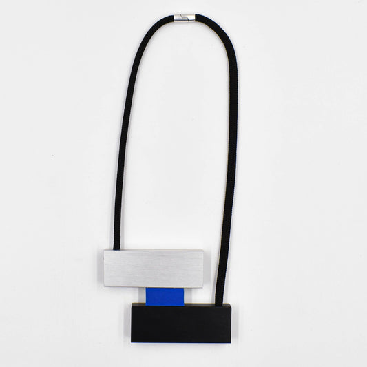 Christina Brampti K2148 Block Necklace Blue
