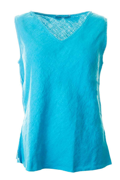 Cut Loose V-Neck Bias Tank Bahama