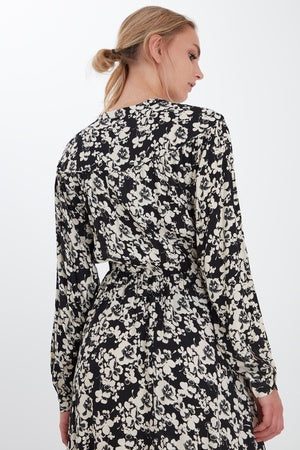 Ichi Anke Dress Black