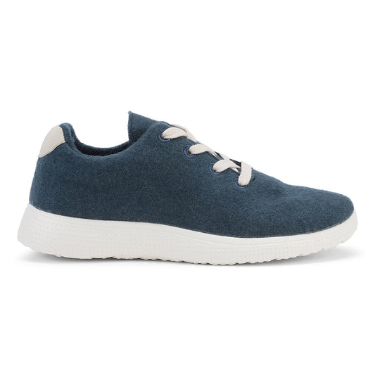Egos Shoes Merino Wool Sneaker Denim Blue