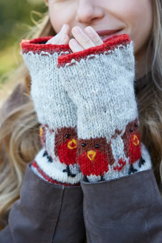 Robin Wool Handwarmers