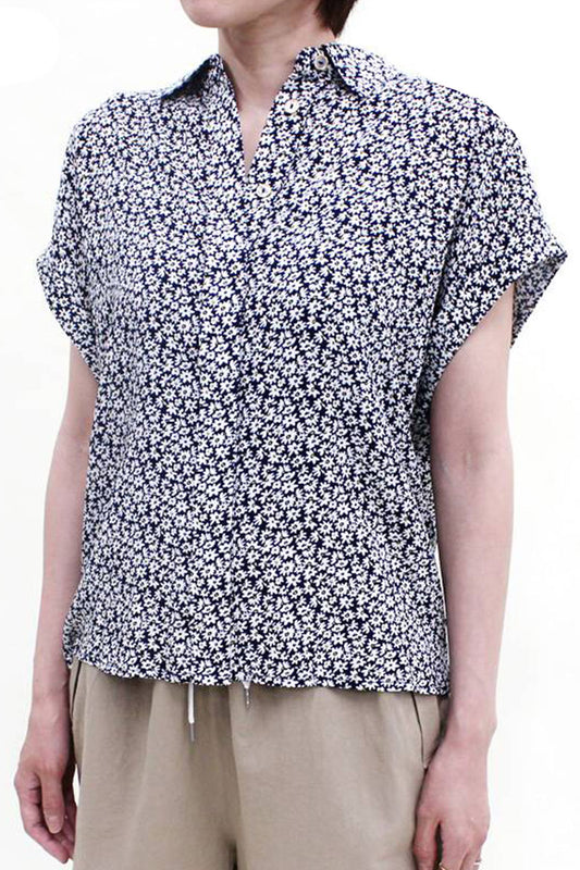 Louche Abinaya Dazzler Print Shirt Black Black