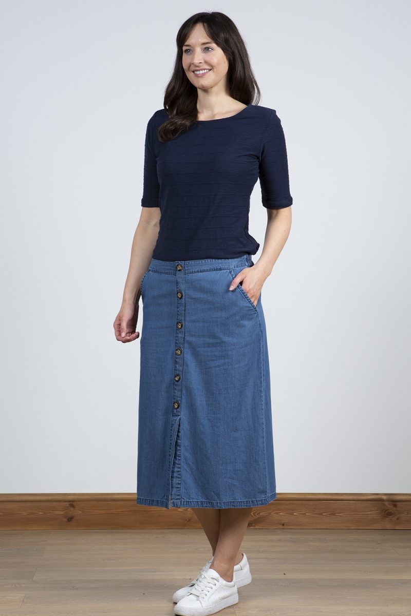 Lily and Me Denim Foxglove Skirt