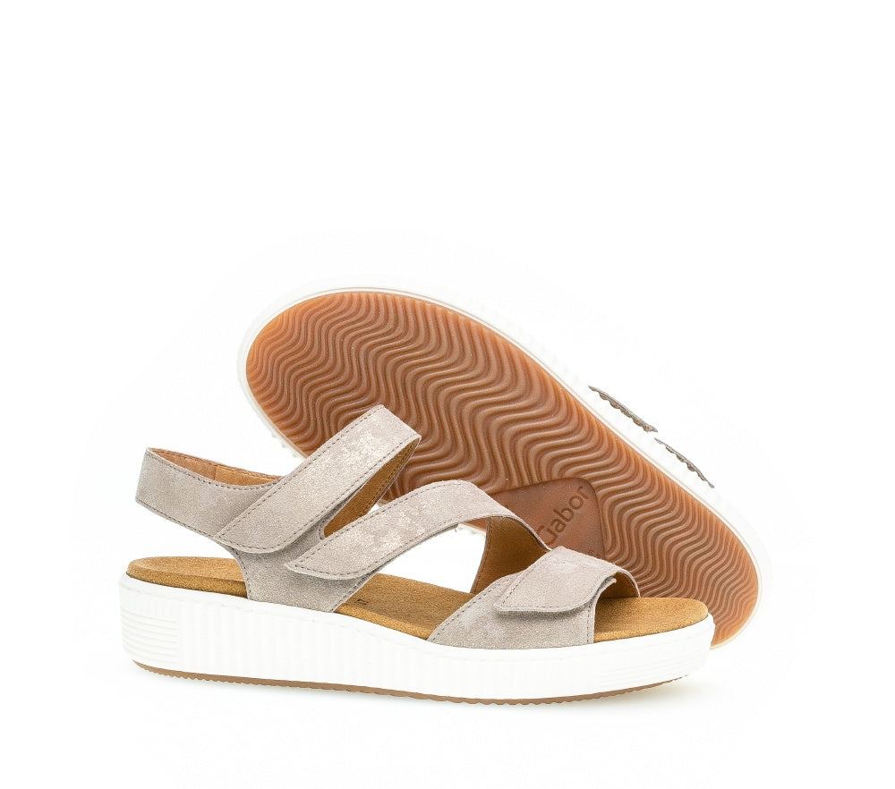 Gabor Shoes Classic Sandal Metallic Gold