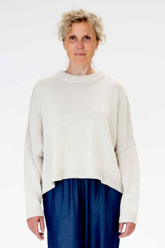 Alice Heavy Denim Knit Blouse