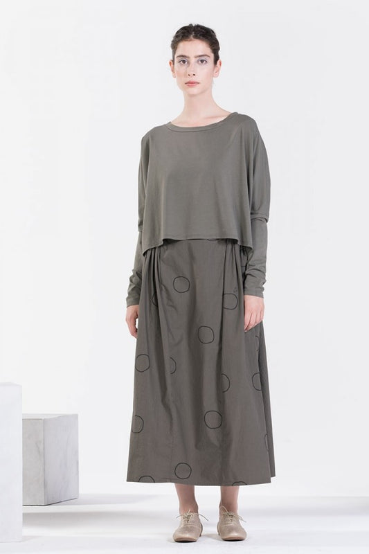 Neirami Boxy Top Long Sleeve Balsam