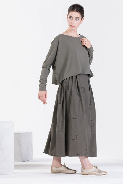 Neirami Boxy Top Long Sleeve Balsam