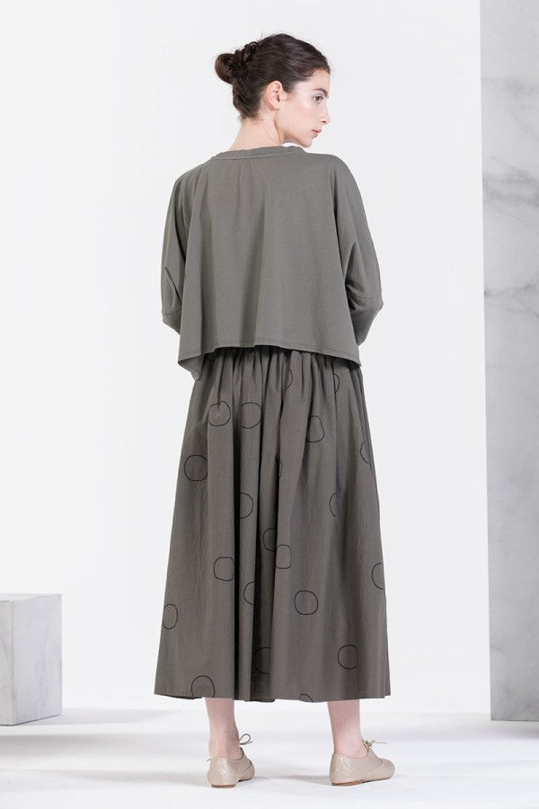 Neirami Boxy Top Long Sleeve Balsam