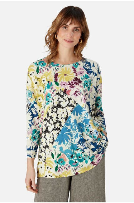 Sahara Floral Collage Top