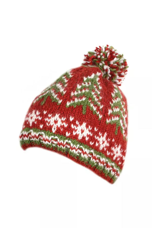 Pachamama Retro Christmas Bobble Beanie