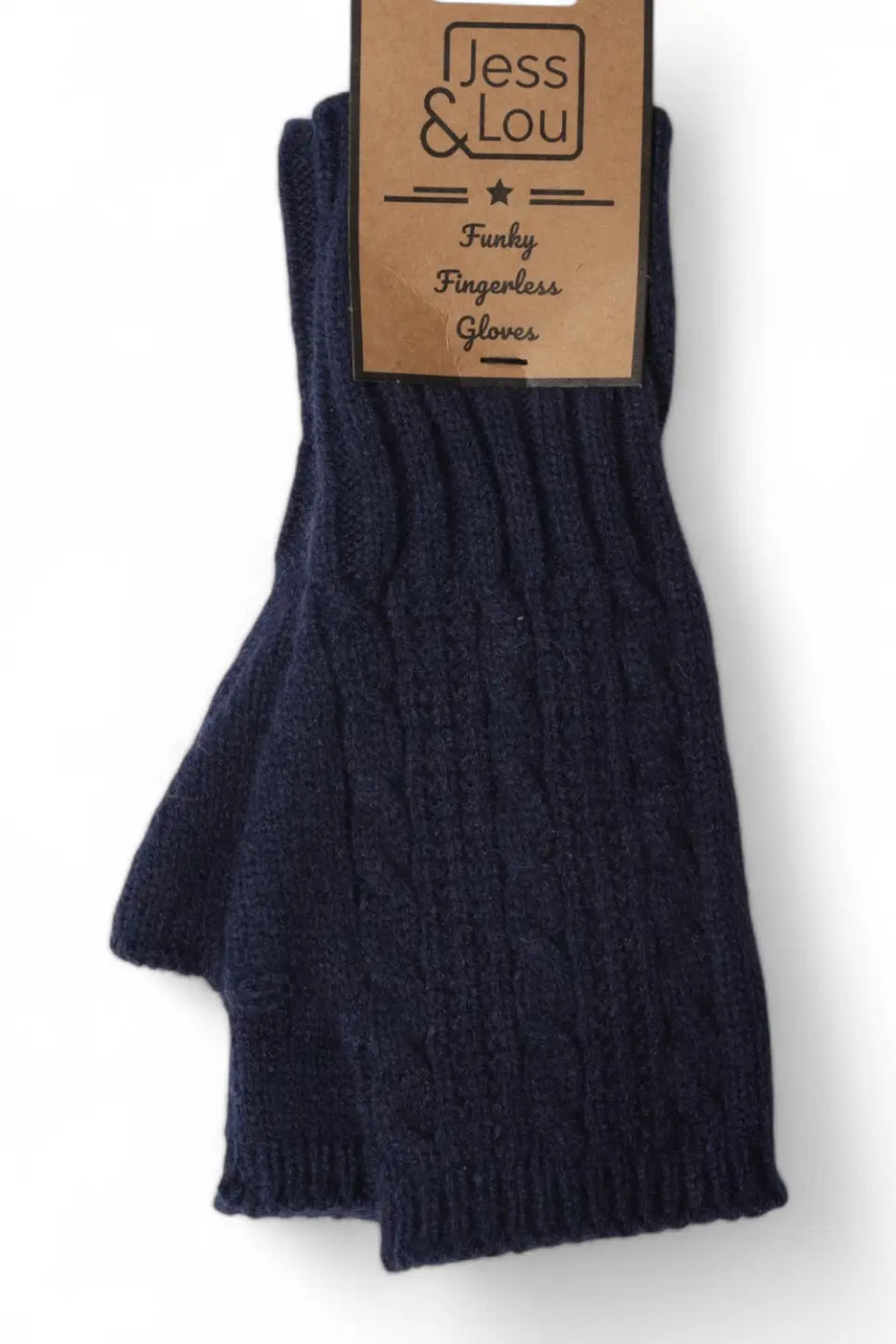 Cosy Cable Knit Fingerless Gloves