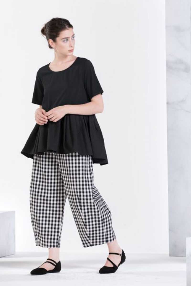 Neirami Flounces Blouse Lavinia Dark