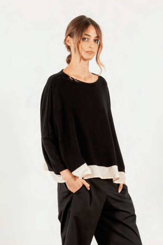 Mama B Bamboo Jumper Nero