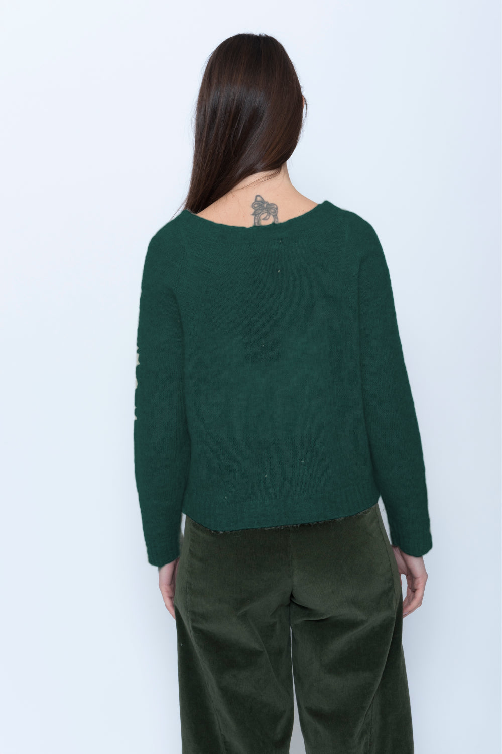 Raglan Sleeve Alpaca Jumper