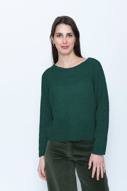 Raglan Sleeve Alpaca Jumper