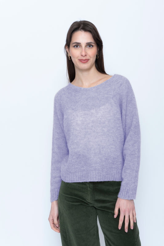 Raglan Sleeve Alpaca Jumper
