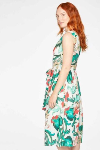 Thought Babushka A-Line Dress White