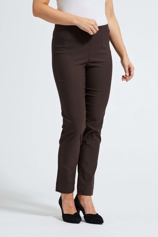 LauRie Betty Regular Trousers Brown