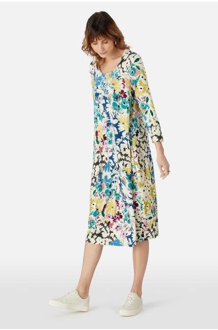 Sahara Floral Collage Bubble Dress