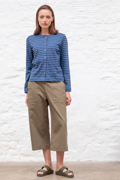 Bibico Joss Jersey Cardigan Med Blue