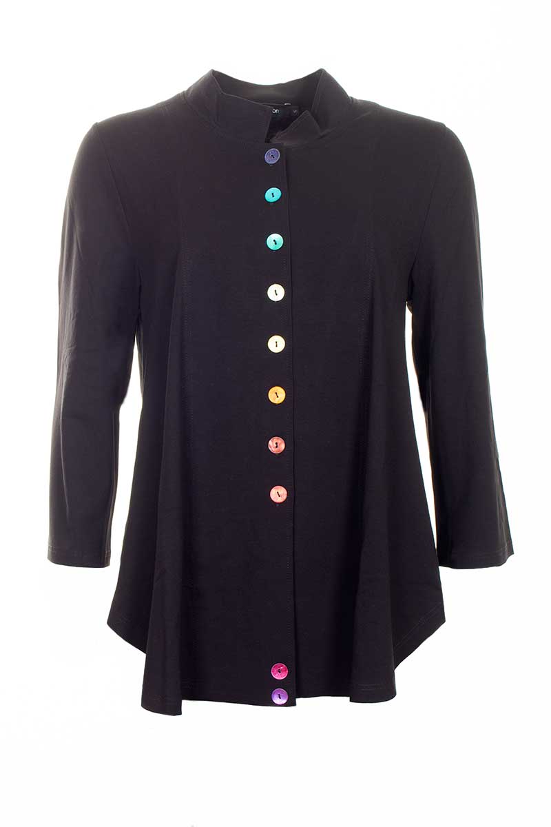 Ralston Berno Top Plain Black