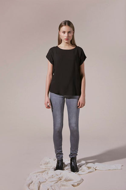 Ichi Maja Top Black