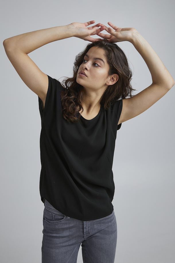 Ichi Maja Top Black