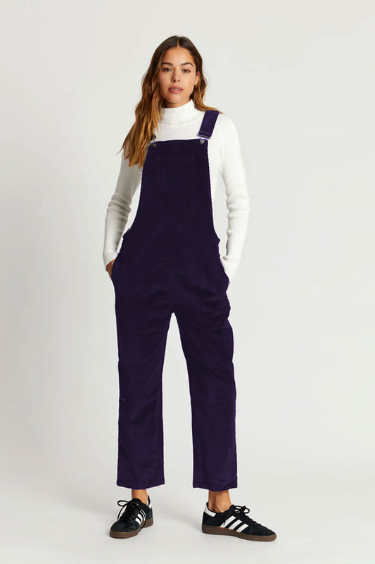 Komodo Joy Cord Dungarees Navy Blue