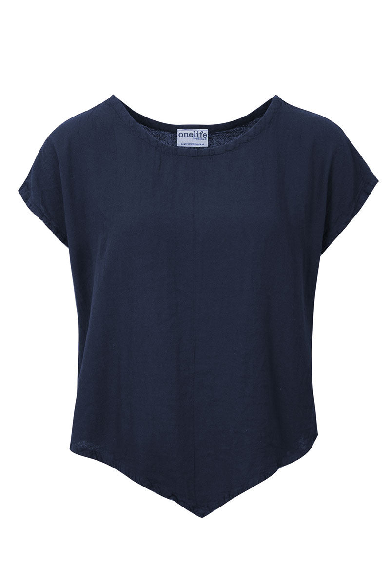 OneLife Grace Top Ink Blue