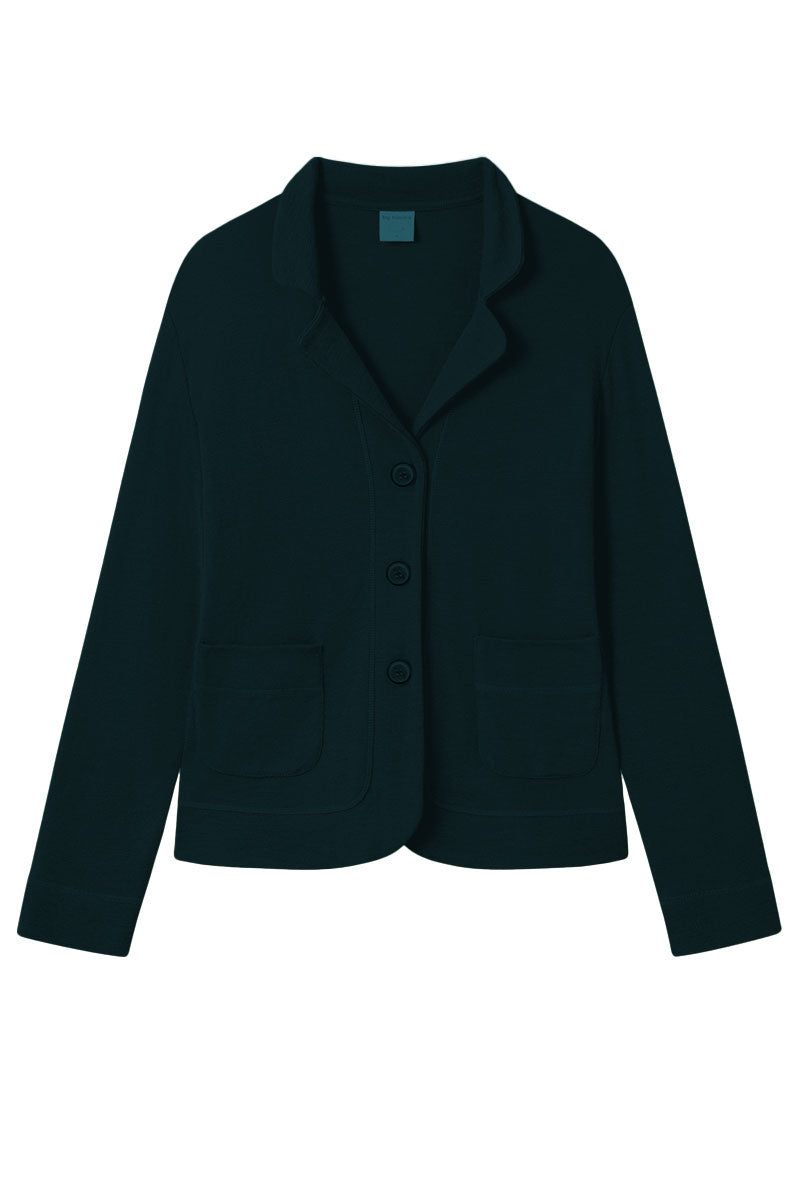 By Basics Blusbar Jacket Petrol Blue