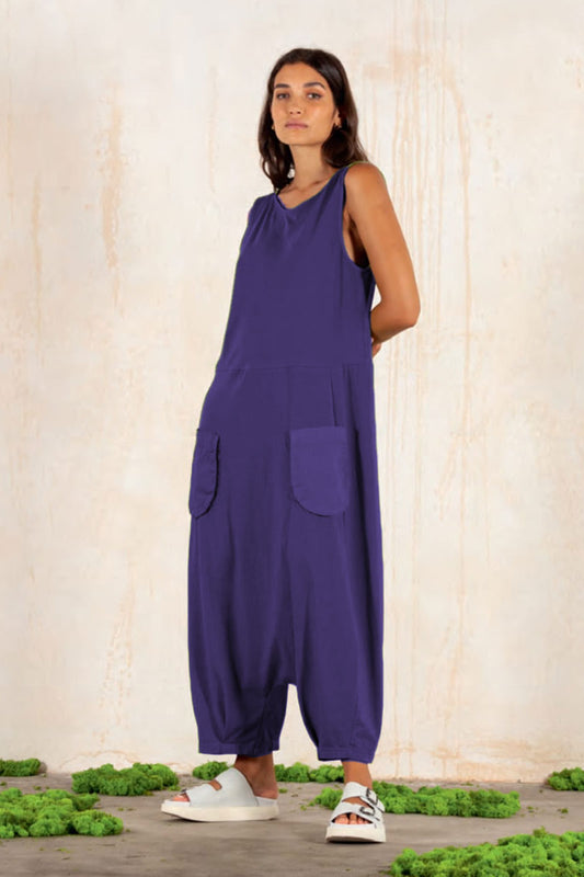 Mama B Van-Gogh Jumpsuit Officina Blue