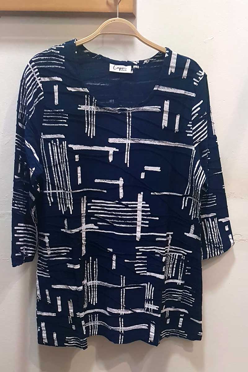 Capri Clothing Line Top Indigo