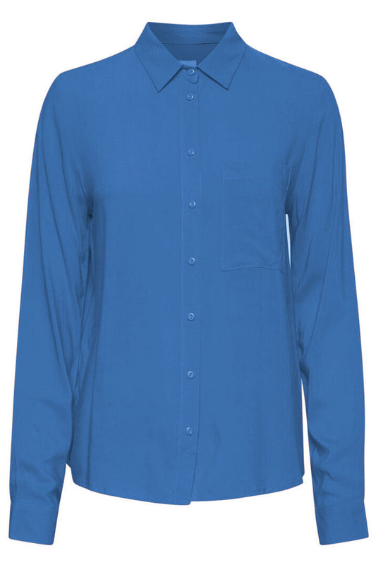 Ichi Main Shirt Normal French Blue