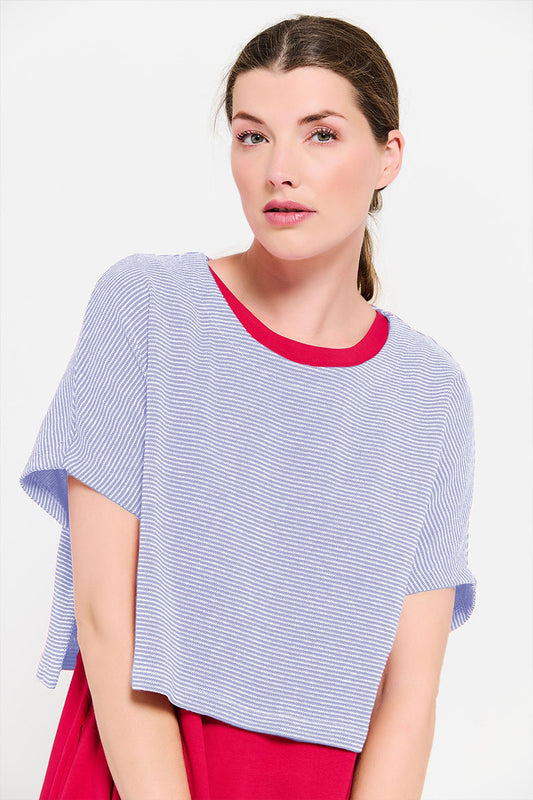 Mes Soeurs et Moi Taboule Top Denim Blue