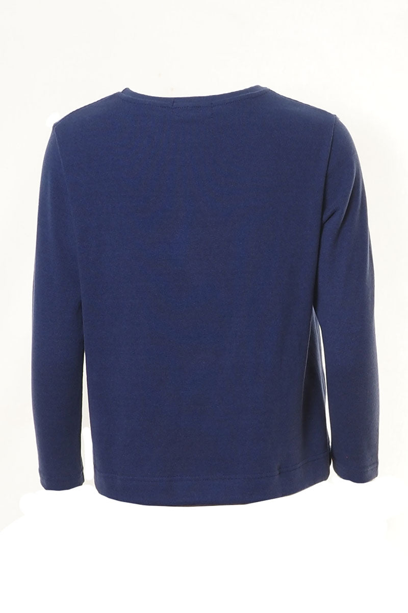 Mama B Colla Jumper Officina Blue