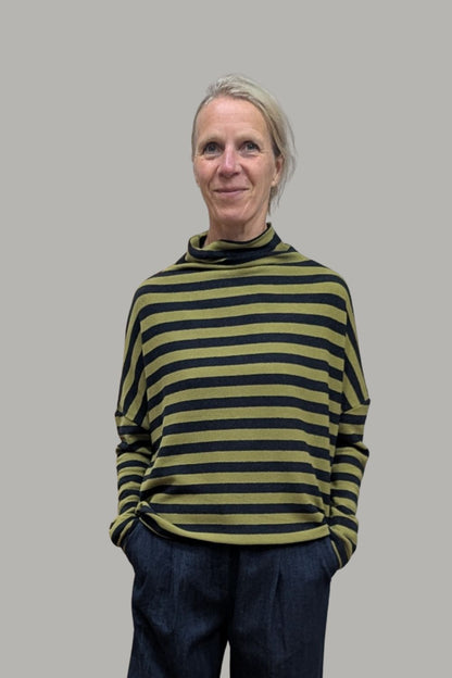 Basic Boxy Stripe Sweater